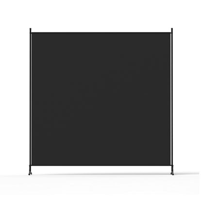 Artiss Room Divider Screen 175x180cm Fabric Black