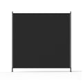 Artiss Room Divider Set of 2 Privacy Screen Fabric Room Separator Partition 175x180cm Black