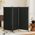 Artiss 3 Panel Room Divider Screen 260x180cm Black Fabric