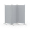 Artiss 3 Panel Room Divider Screen 260x180cm Grey Fabric