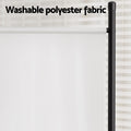 Artiss 3 Panel Room Divider Set of 2 Folding Privacy Screen Fabric Room Separator Partition White