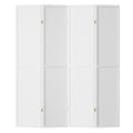 Artiss 4 Panel Room Divider 164x170cm Pegboard White