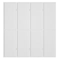 Artiss 4 Panel Room Divider 164x170cm Pegboard White