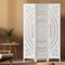 Artiss 3 Panel Room Divider 132x170cm Circle White Screen