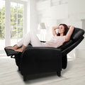 Artiss PU Leather Reclining Armchair Black