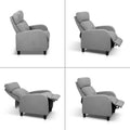 Artiss Fabric Reclining Armchair Grey