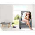 Artiss Fabric Reclining Armchair Grey