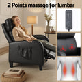 Artiss Massage Recliner Chair Small PU Leather Black