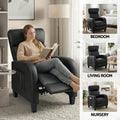 Artiss Massage Recliner Chair Small PU Leather Black