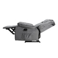 Artiss Electric Massage Recliner Chair Heated Velvet Grey