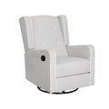 Artiss Recliner Armchair 360 Swivel Grey Fabric