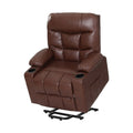Artiss Lift Assist Heated Massage Recliner Chair Leather