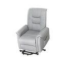 Artiss Lift Assist Recliner Chair Leather Grey