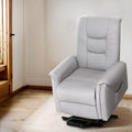 Artiss Lift Assist Recliner Chair Leather Grey