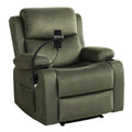 Artiss Heated Massage Recliner Chair Velvet Phone Holder