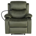 Artiss Heated Massage Recliner Chair Velvet Phone Holder