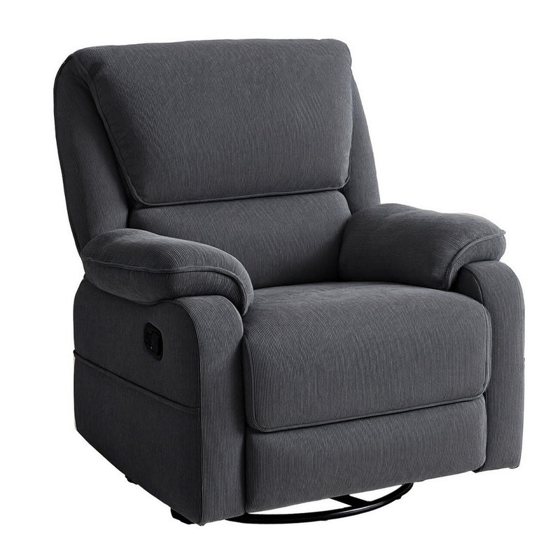 Artiss Rocking Recliner 360 Swivel Massage Heated Chair