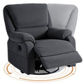 Artiss Rocking Recliner 360 Swivel Massage Heated Chair