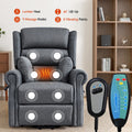 Artiss Electric Recliner Chair Massage Heated Lift Sofa
