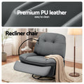 Artiss Manual Swivel Rocker Recliner USB Ports Nursery Chair