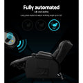 Artiss Recliner Lift Assist Heated Massage Chair Leather
