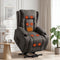 Artiss Lift Recliner Chair Heated Massage Velvet Rukwa