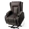Artiss Lift Recliner Chair Heated Massage Velvet Rukwa