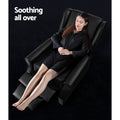 Artiss Recliner Armchair Black Faux Leather