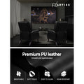 Artiss Recliner Armchair Black Faux Leather