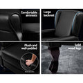 Artiss Recliner Armchair Black Faux Leather