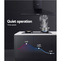 Devanti 900mm Range Hood 90cm Black Stainless Steel Cooker