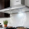 Devanti 900mm Range Hood Stainless Steel 90cm Rangehood