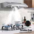 Devanti 600mm Range Hood Stainless Steel 60cm