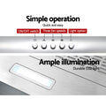 Devanti 600mm Range Hood Stainless Steel 60cm