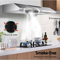 Devanti 90cm Range Hood Stainless Steel 900mm Rangehood