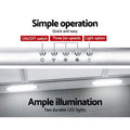 Devanti 90cm Range Hood Stainless Steel 900mm Rangehood