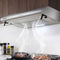 Devanti 600mm Range Hood Stainless Steel LED Light Canopy