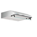 Devanti 600mm Range Hood Stainless Steel LED Light Canopy