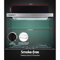 Devanti 60cm Slide Out Range Hood Stainless Steel 600mm