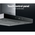 Devanti 600mm Range Hood Stainless Steel Glass 60cm
