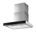 Devanti 600mm Range Hood Stainless Steel Glass 60cm