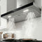 Devanti 90cm Range Hood Stainless Steel Glass
