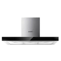 Devanti 90cm Range Hood Stainless Steel Glass