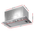Devanti 52cm Stainless Steel Range Hood Rangehood 520mm