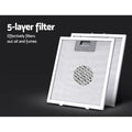 Devanti 900mm Range Hood 90cm Glass Canopy Rangehood