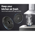 Devanti 17cm Range Hood Charcoal Filter Replacement 2 Pack