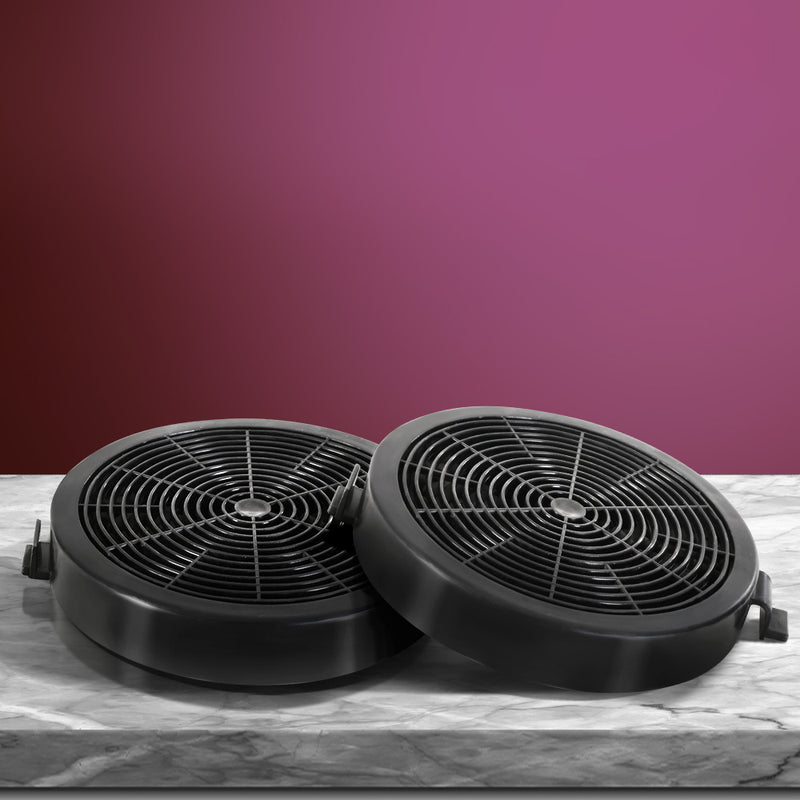 Devanti Range Hood Carbon Filters 11cm Replacement X2