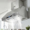 Devanti 900mm Range Hood 3-Speed Fan LED Remote Control