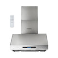 Devanti 900mm Range Hood 3-Speed Fan LED Remote Control