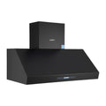 Devanti 1200mm Commercial BBQ Range Hood Dual Motor Black